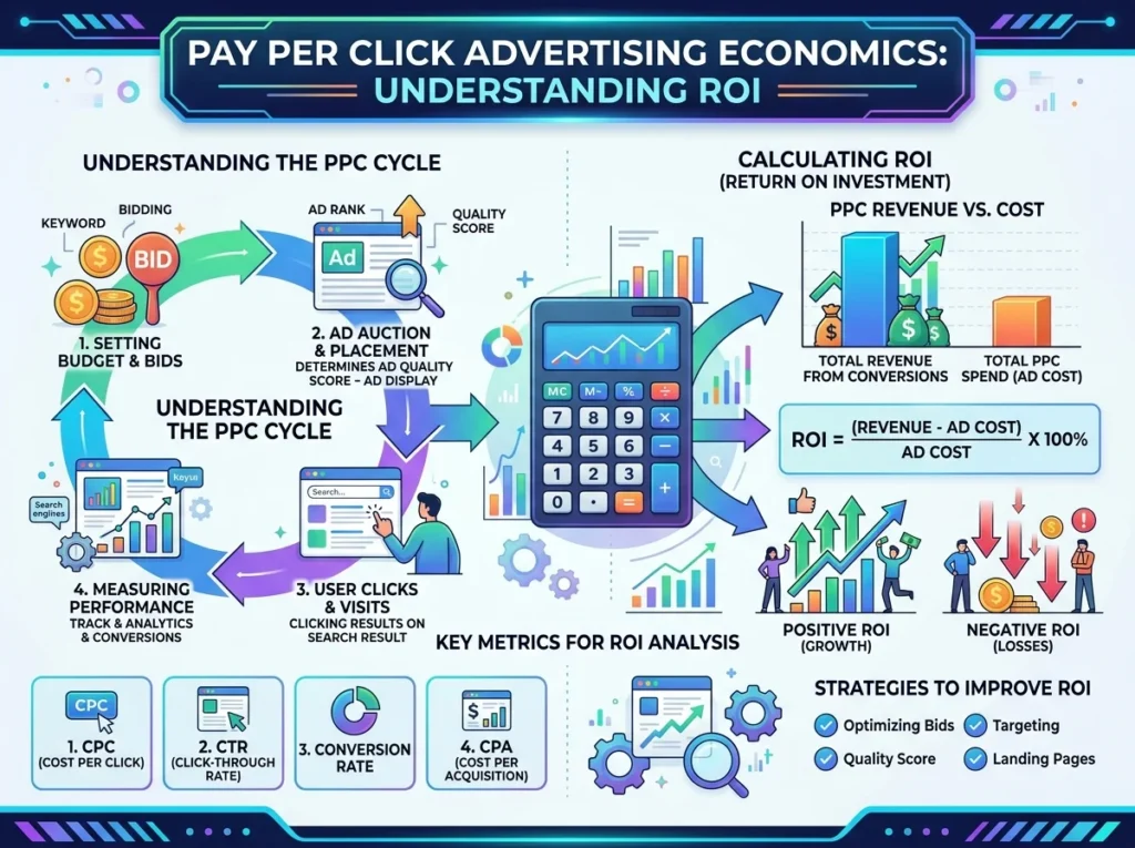 Pay Per Click Advertising Economics Understanding ROI