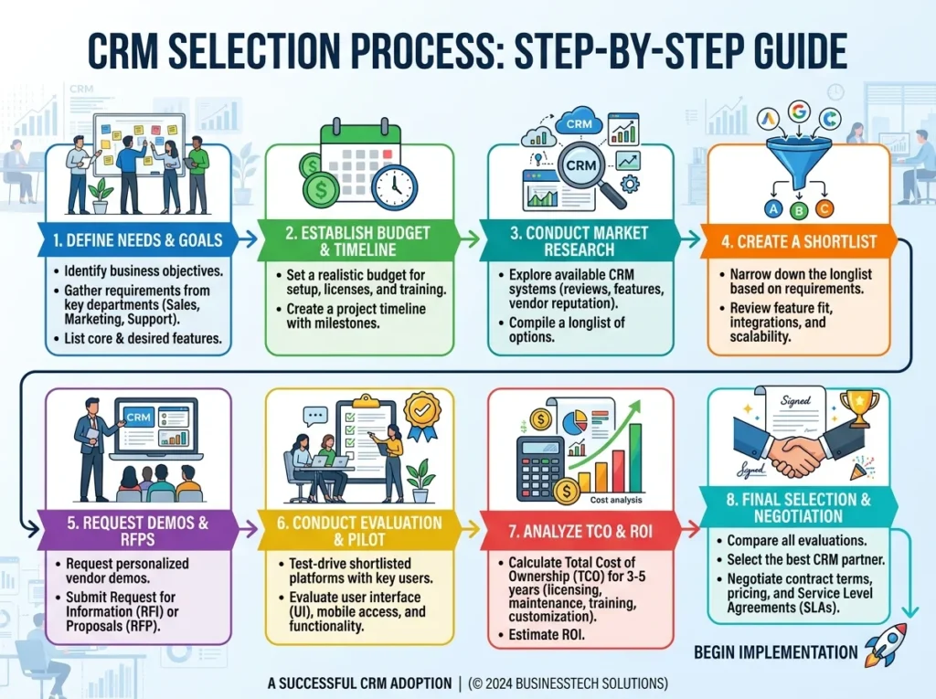 CRM Selection Process Step By Step