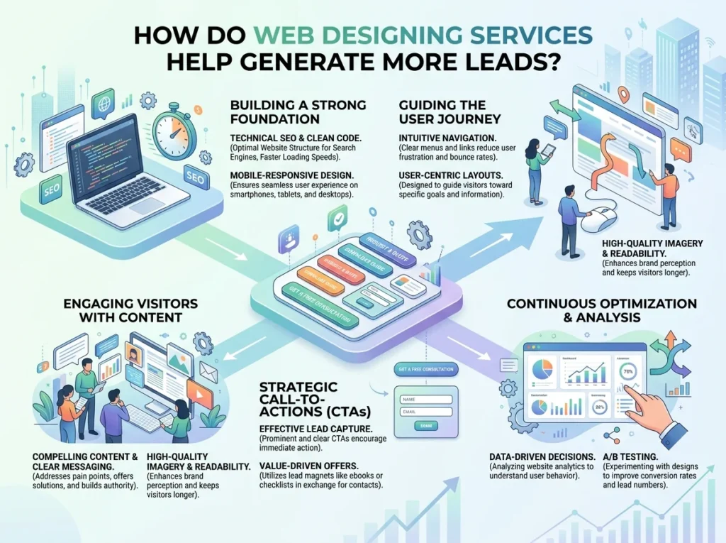 How Do Web Designing Services Help Generate More Leads