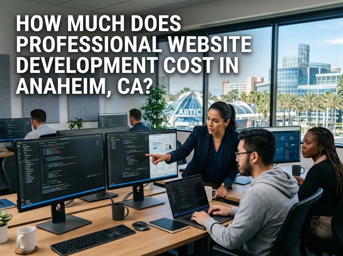 How Much Does Professional Website Development Cost in Anaheim, CA