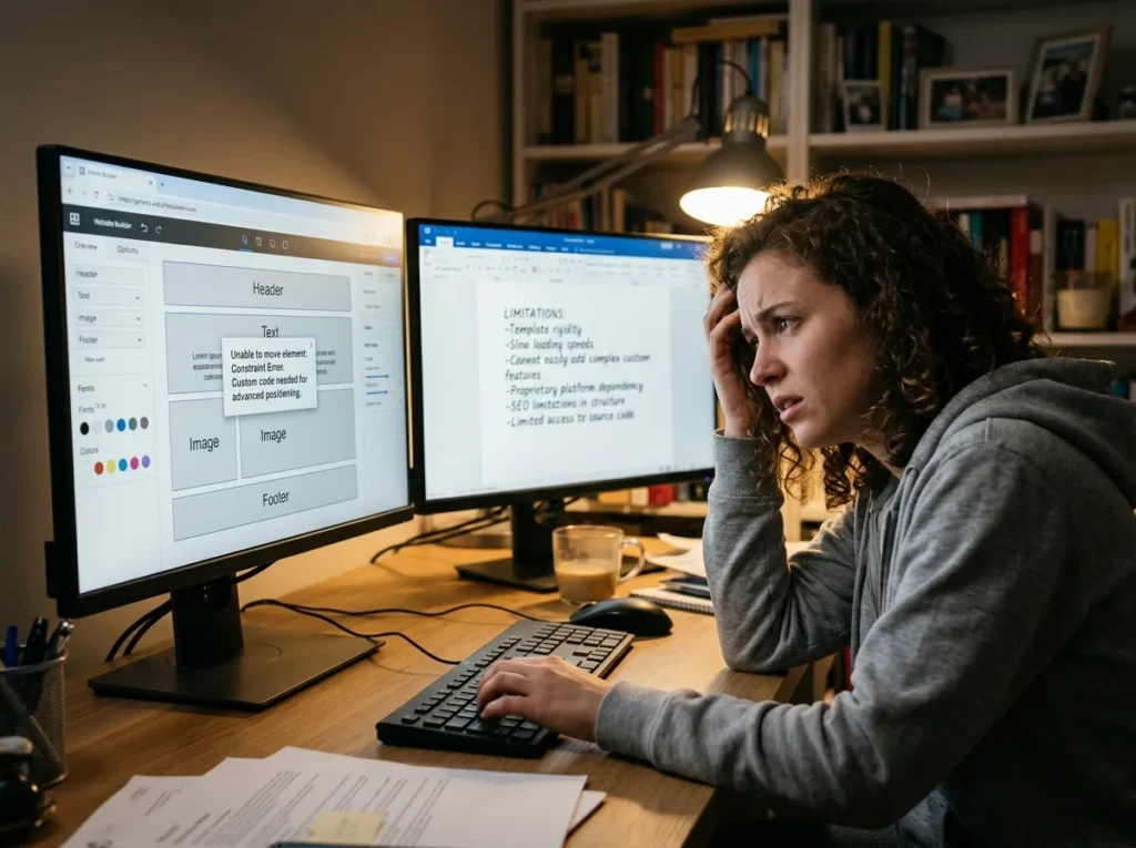 What Are the Main Drag and Drop Website Builder Limitations