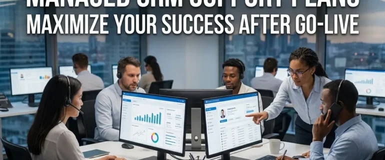 Managed CRM Support Plans What’s Included After Go-Live Managed CRM Support Plans What’s Included After Go-Live