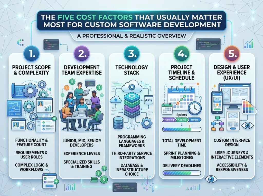 The Five Cost Factors That Usually Matter Most